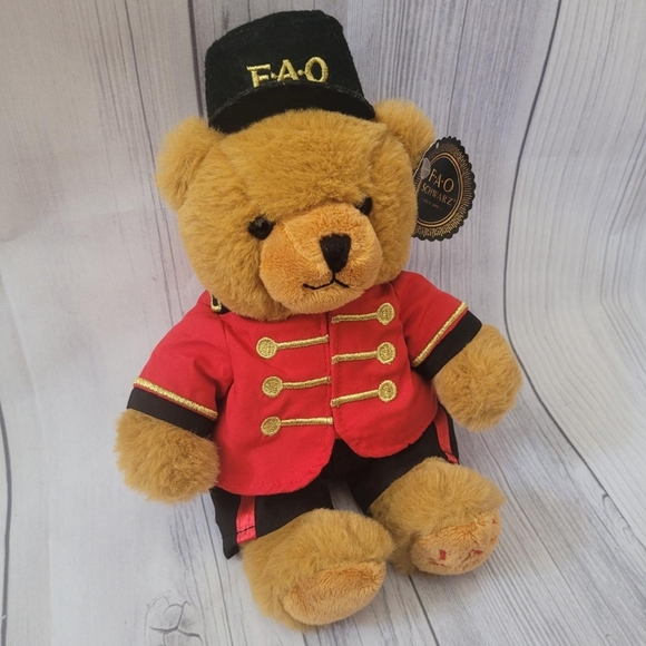FAO Schwarz Plush Bear Soldier - Picture 7 of 7